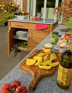Die Outdoorküche macht‘s möglich: Kochen in frischer Luft. Quelle: VDM Die Outdoorküche macht‘s möglich: Kochen in frischer Luft. Quelle: VDM