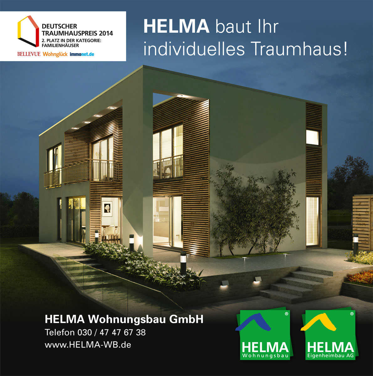 Helma Wohnungsbau - Baupartner des Monats August 2014