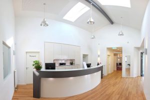 Physiotherapiepraxis – Panorama Innenansicht von Meisterstück Haus