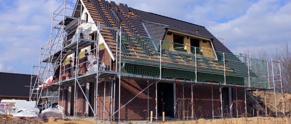 Bauzinsen steigen wieder Einfamilienhaus in Bau