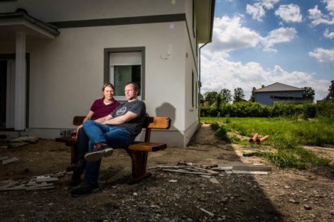 Die Bauherren träumen schon jetzt von den gemütlichen Stunden bei Sonnenuntergang auf der künftigen Terrasse. Foto: BSB e.V.