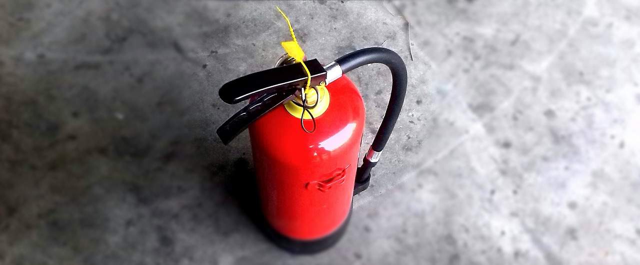 Brandschutzausrüstung in Gebäuden