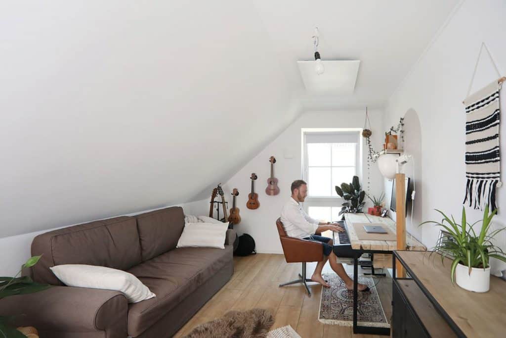 Gästezimmer, Home-Office und Ort zum Musikmachen.