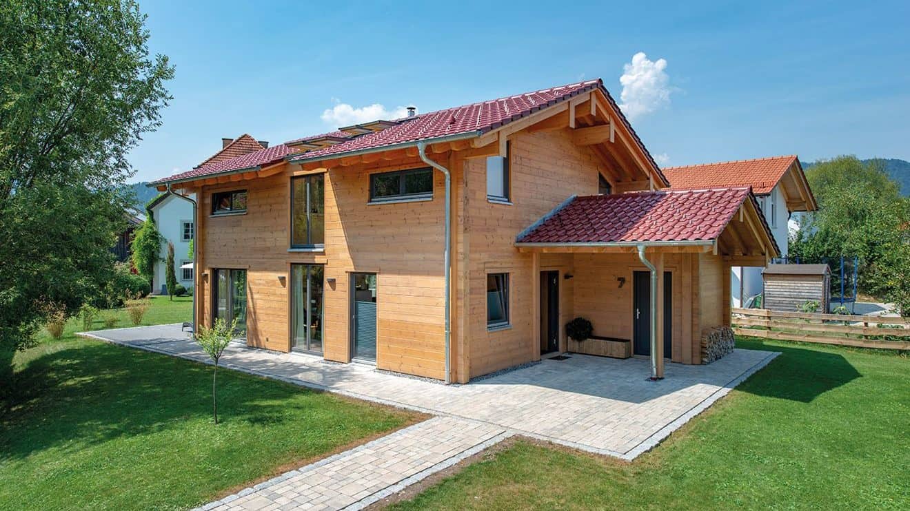 Schadstofffrei wohnen im individuellen Familien-Blockhaus