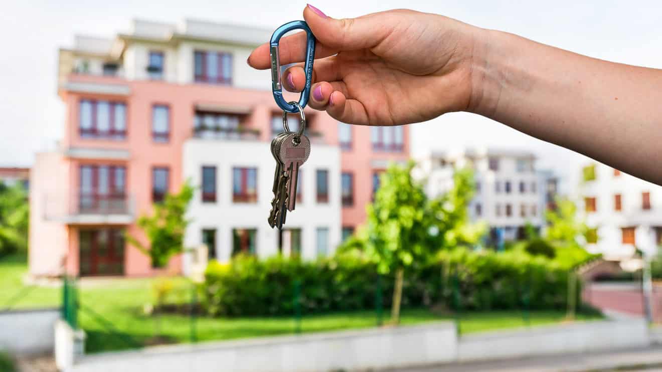 Schlüssel für die neue Wohnung
