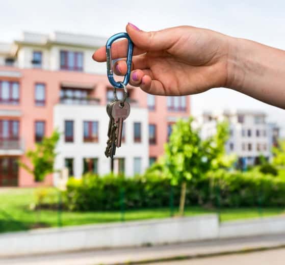 Schlüssel für die neue Wohnung