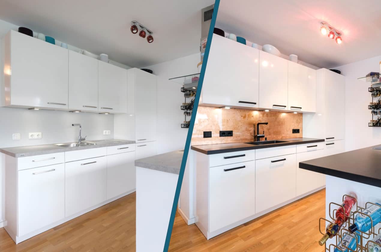 Alte Küche nachhaltig renovieren ️ So wird es richtig gemacht