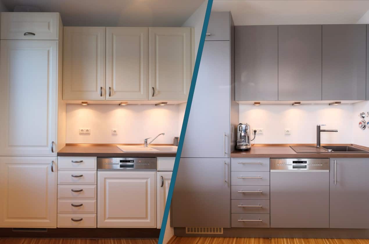 Alte Küche nachhaltig renovieren ️ So wird es richtig gemacht