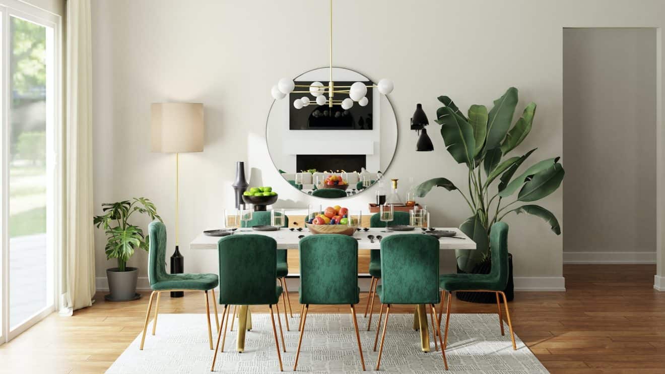 Wohlfühlatmosphäre im Esszimmer