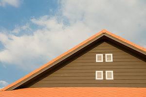Hausdach mit Dachdämmung