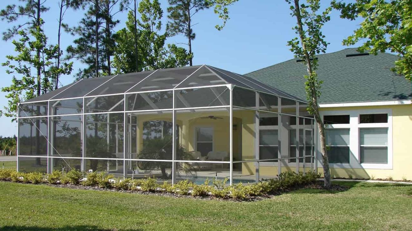 Haus mit Wintergarten