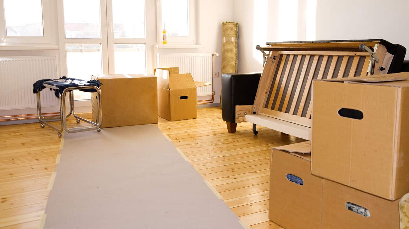 Umzug in die neue Wohnung