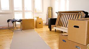 Umzug in die neue Wohnung