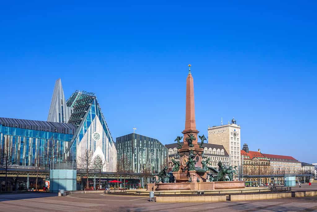 Augustus Platz in Leipzig