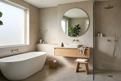 Badsanierung ohne Fliesen