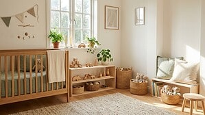 Eltern ist bei der Gestaltung des Kinderzimmers Nachhaltigkeit immer wichtiger