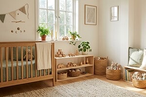 Eltern ist bei der Gestaltung des Kinderzimmers Nachhaltigkeit immer wichtiger